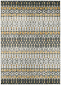 Addison Rugs Bravado Abv31 Grey 2'3" X 7'6" Indoor Outdoor Hallway Runner Rug, Stain Resistant Washable Kitchen Area Carpet For Bathroom, Entry, Patio, Laundry And Bedroom Rug