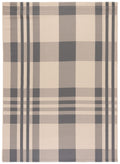 SAFAVIEH Courtyard Collection 8 x 11 Grey/Bone CY6201 Plaid Indoor/ Outdoor Waterproof Easy-Cleaning Patio Backyard Mudroom Ar