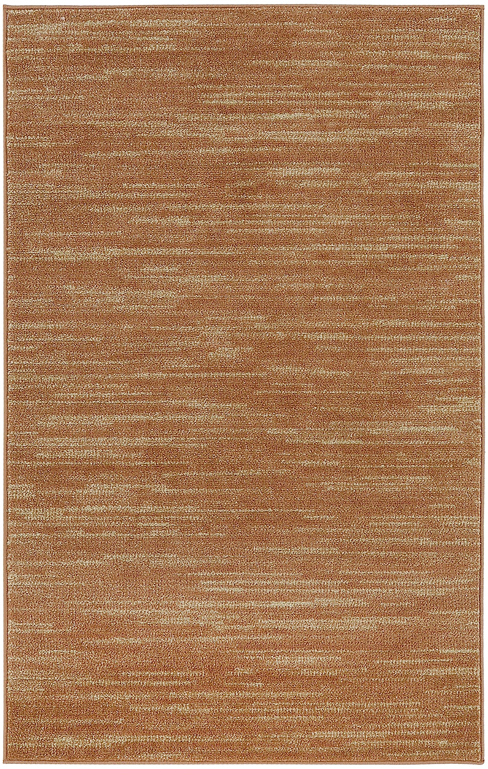 Nourison Essentials Indoor/Outdoor Rust 3' X 5' Area Rug, Easy Cleaning, Non Shedding, Bed Room, Living Room, Dining Room, Backyard, Deck, Patio (3X5)