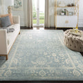 SAFAVIEH Adirondack Collection Area Rug - 10 x 14, Slate & Ivory, Oriental Distressed Design, Non-Shedding & Easy Care, Ideal 