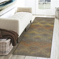 Dalyn Rugs Brisbane Br9 Dynamic Chevron Sunset 2'3" X 7'6"