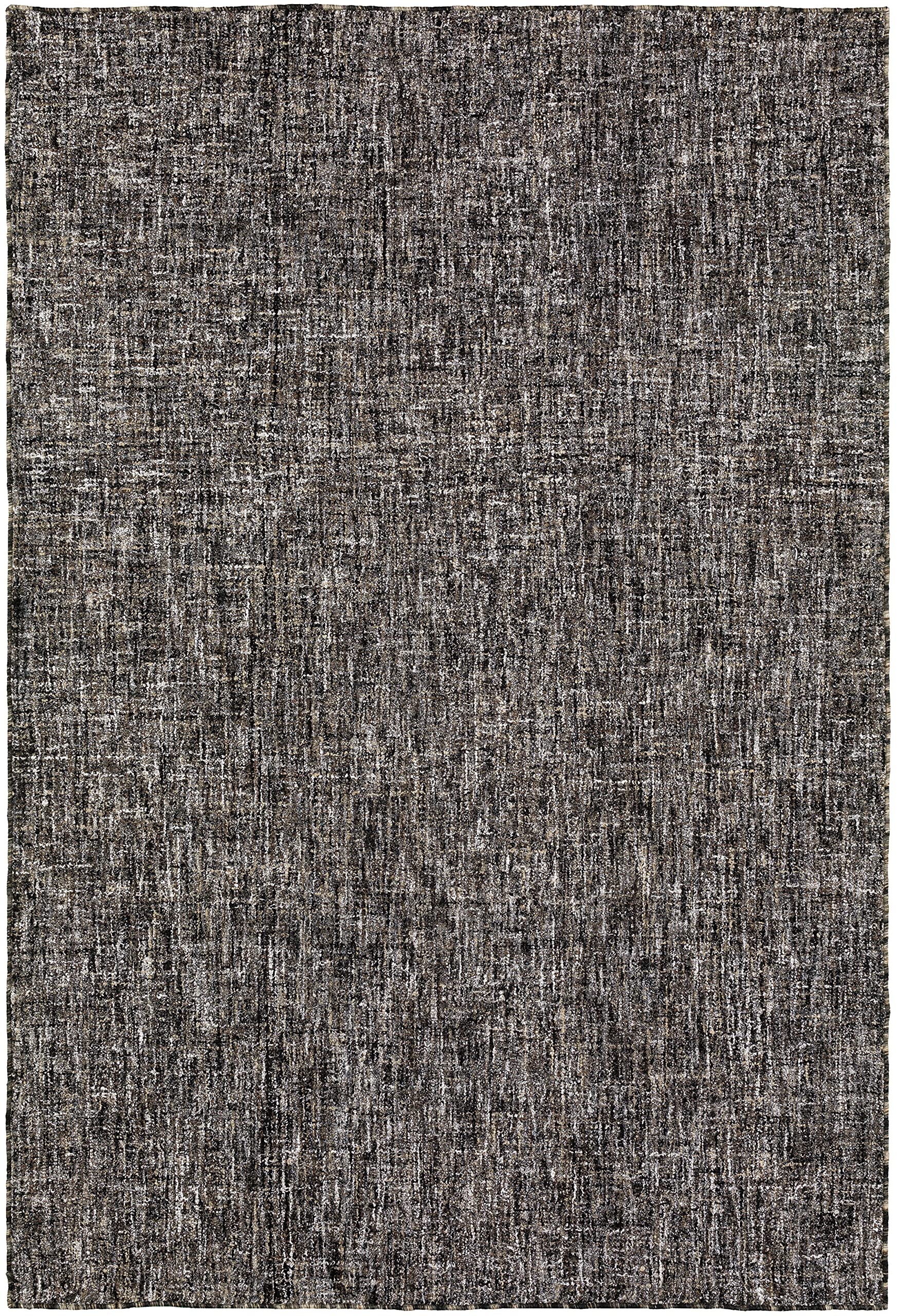 Addison Rugs Winslow Awn31 Black 5' X 7'6" Rectangle Soft Wool Blend Area Rug, Durable, Handmade, Bedroom, Family Room, Living Room, Dining Room, Kitchen Rug