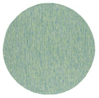 Safavieh Courtyard Collection 6'7' Round Green/Blue Cy8521 Indoor/ Outside Waterproof Easy Cleansingpatio Backyard Mudroom Area Mat