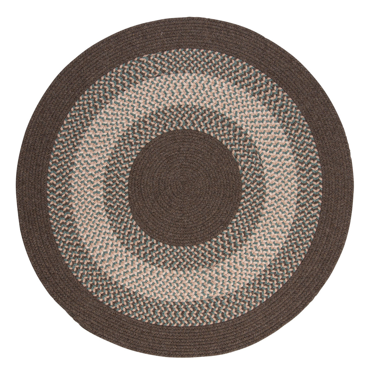 North Ridge Round Rug, 10-Feet, Bark