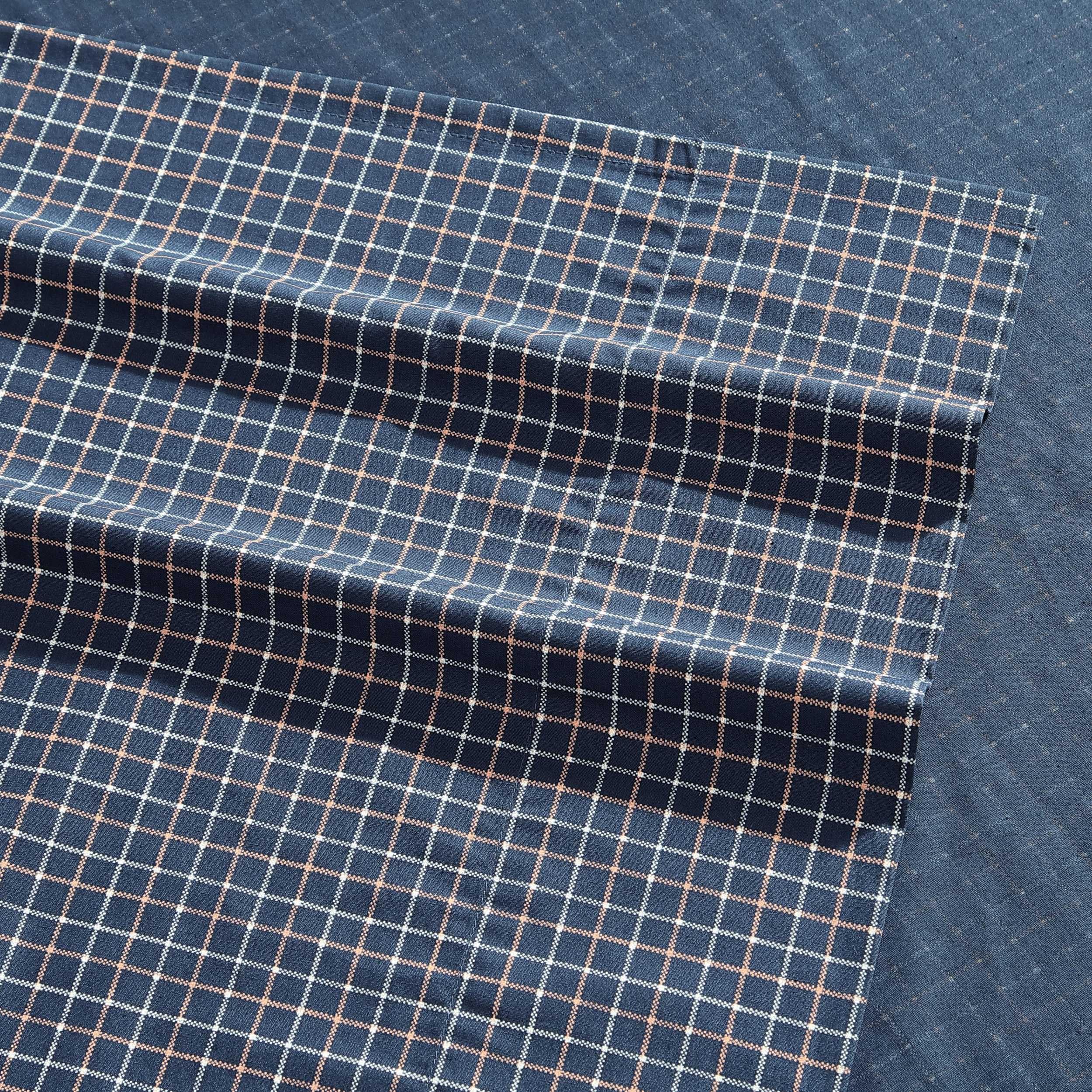 Nautica - Twin Sheets, Premium Cotton Percale Bedding Set, Plaid Bedding Set, Oeko-Tex Certified (Reece Plaid Navy, Twin)