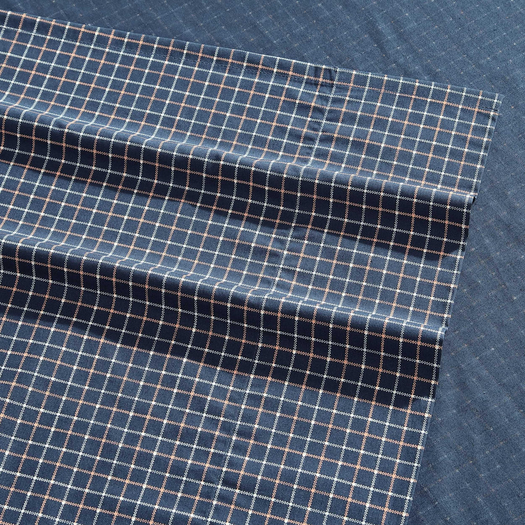 Nautica - Twin Xl Sheets, Premium Cotton Percale Bedding Set, Plaid Home Decor, Oeko-Tex Certified (Reece Plaid Navy, Twin Xl)