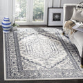 SAFAVIEH Adirondack Collection Accent Rug - 4 x 6, Ivory & Navy, Oriental Medallion Design, Non-Shedding & Easy Care, Ideal fo