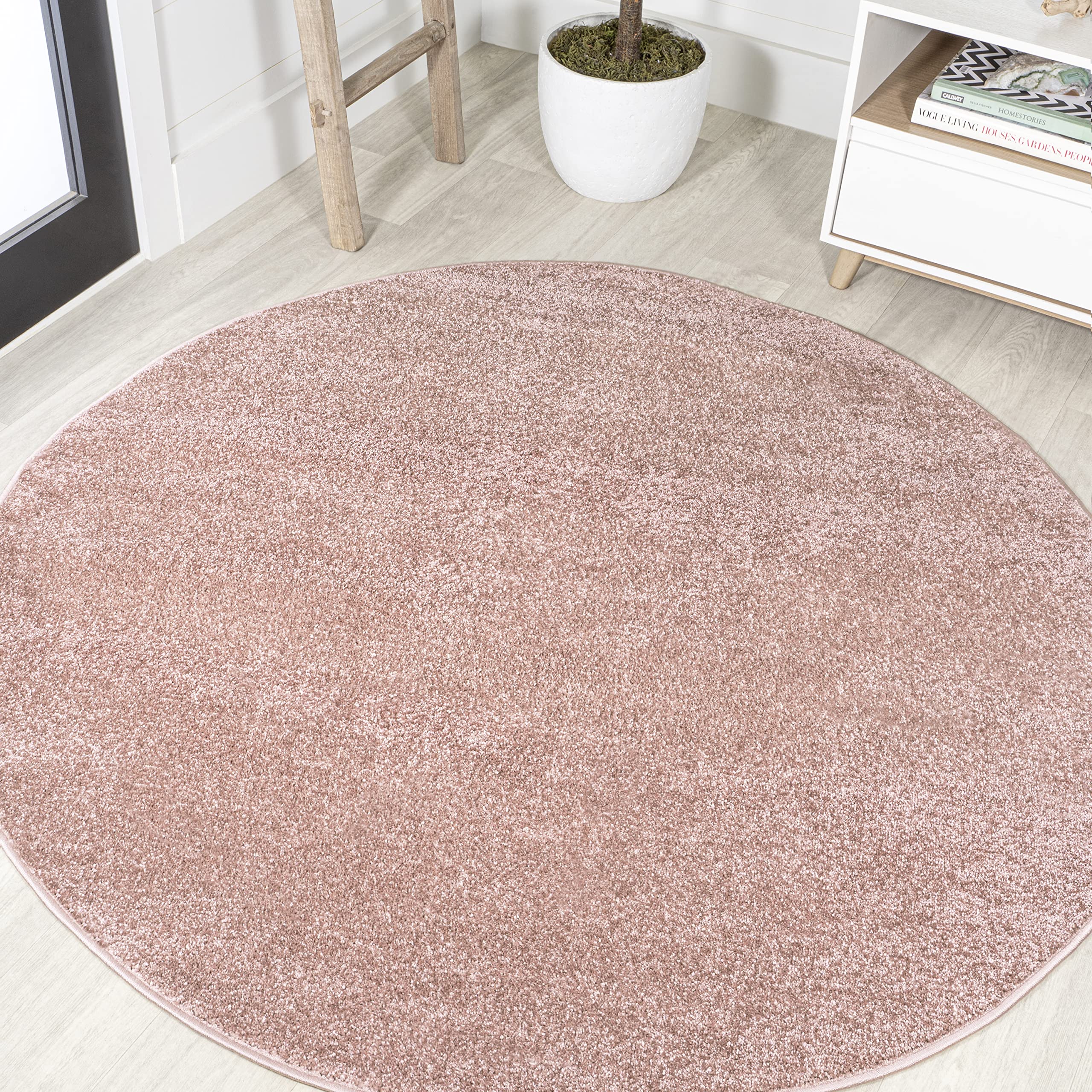 JONATHAN Y SEU100P-6R Haze Solid Low-Pile Indoor Area Rug, Coastal, Bohemian, Minimalist, Classic, Casual for Bedroom,Kitchen,Li