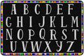 B&W COLORFUL ABCFTS RUG 4FT X 6FT