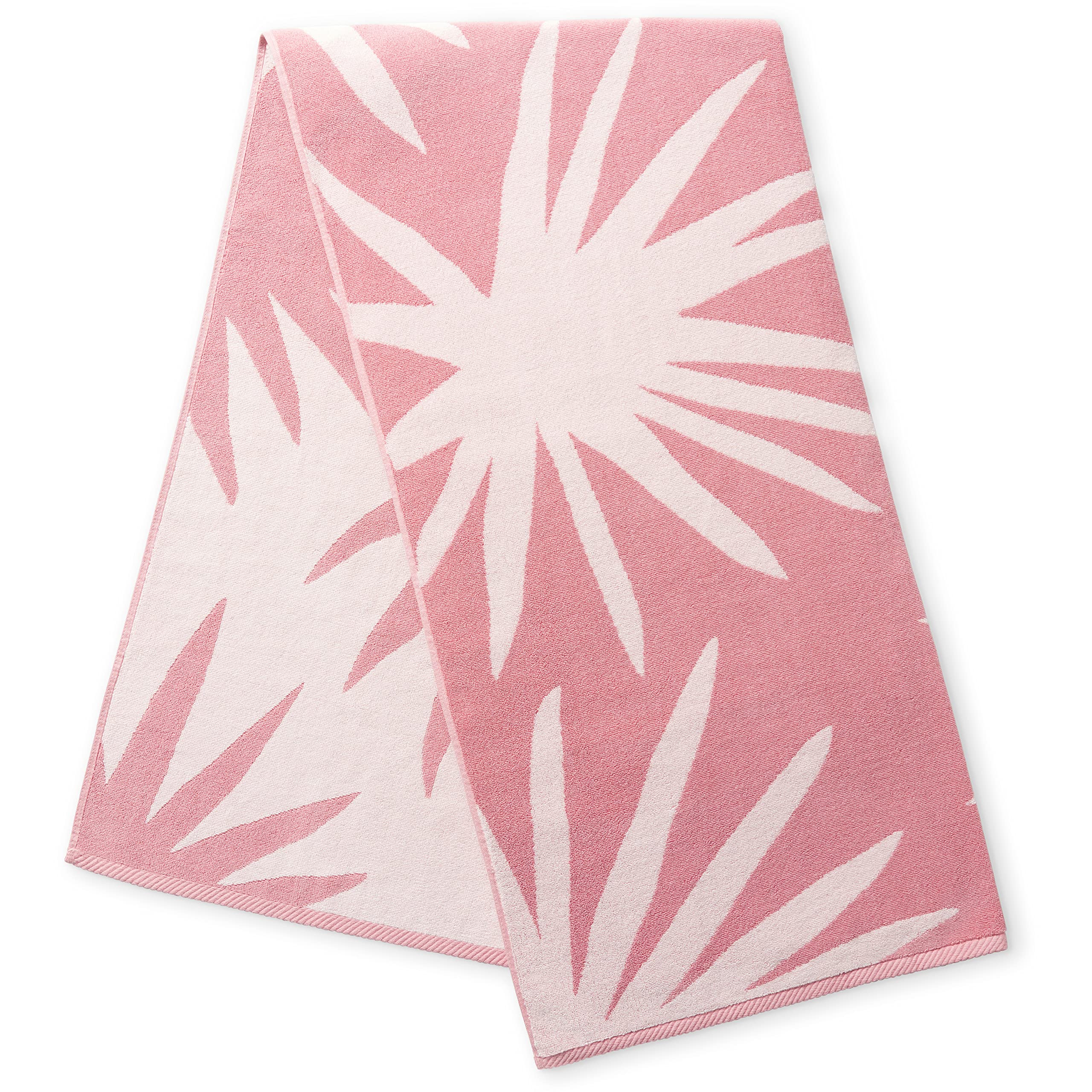 Laguna Beach Textile Co. Tropical Cabana Beach Towel - Oversized, Plush 630 GSM Cotton - Agave Green