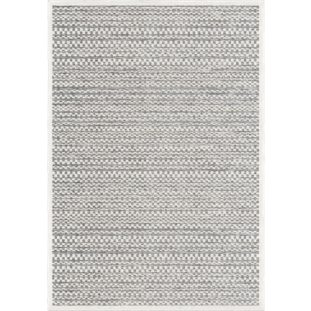 Orian Rugs My Texas House Boucle Quail Hallow Indoor/Outdoor Area Rug, Natural Gray, 5'2&quot; X 7'6&quot;