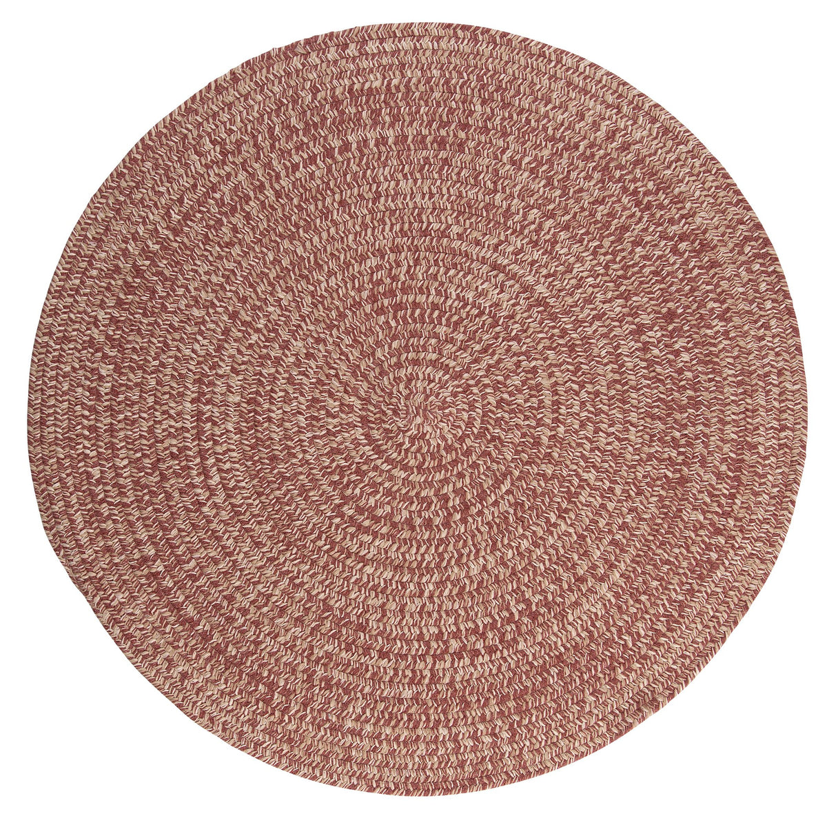 Tremont Round Area Rug, 10 By 10-Feet, Rosewood