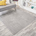 JONATHAN Y SEU100K-6SQ Haze Solid Low-Pile Indoor Area Rug, Coastal, Bohemian, Minimalist, Classic, Casual for Bedroom,Kitchen,L