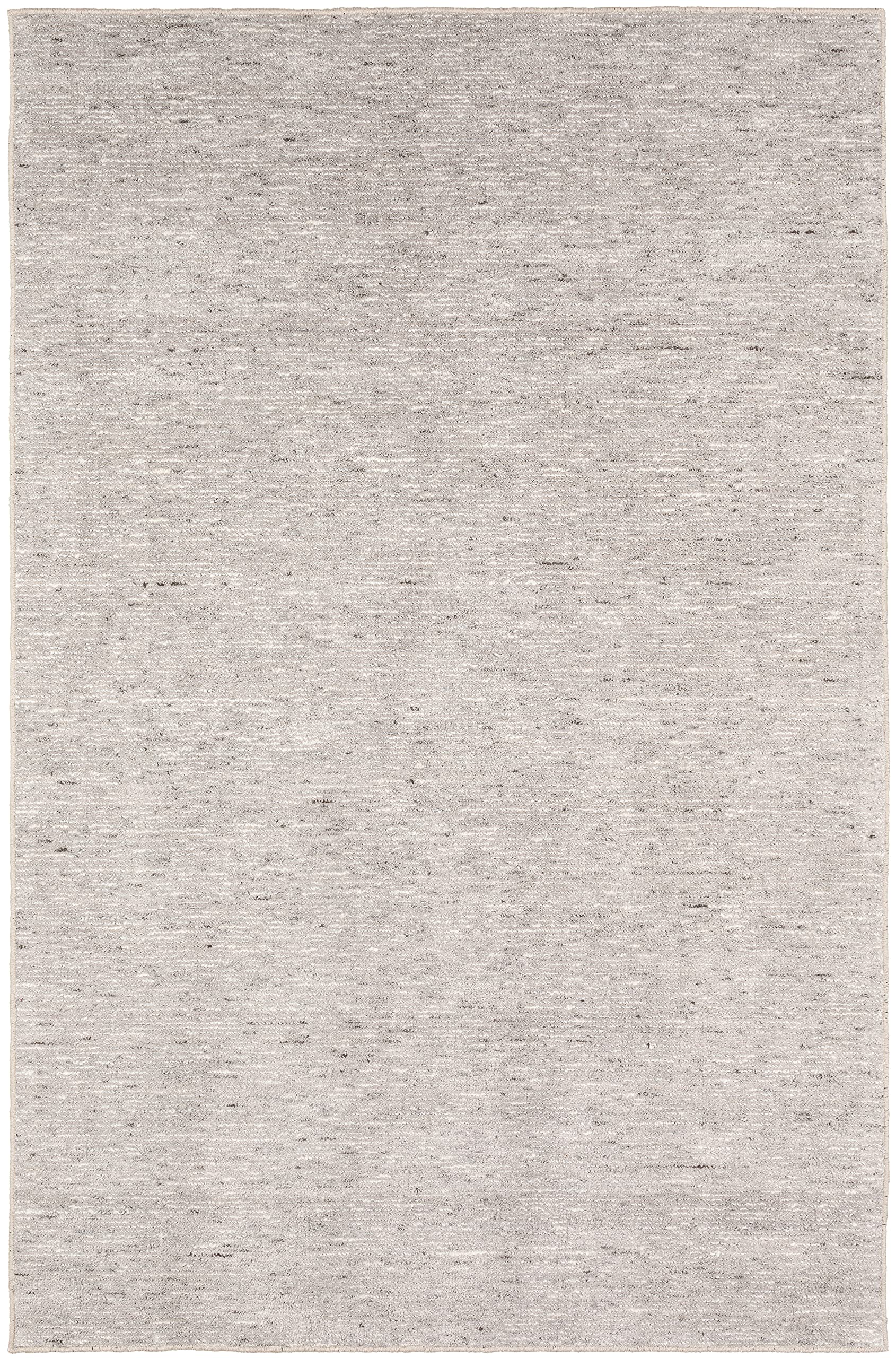 Addison Villager Active Solid White 8' X 10' Wool Area Rug