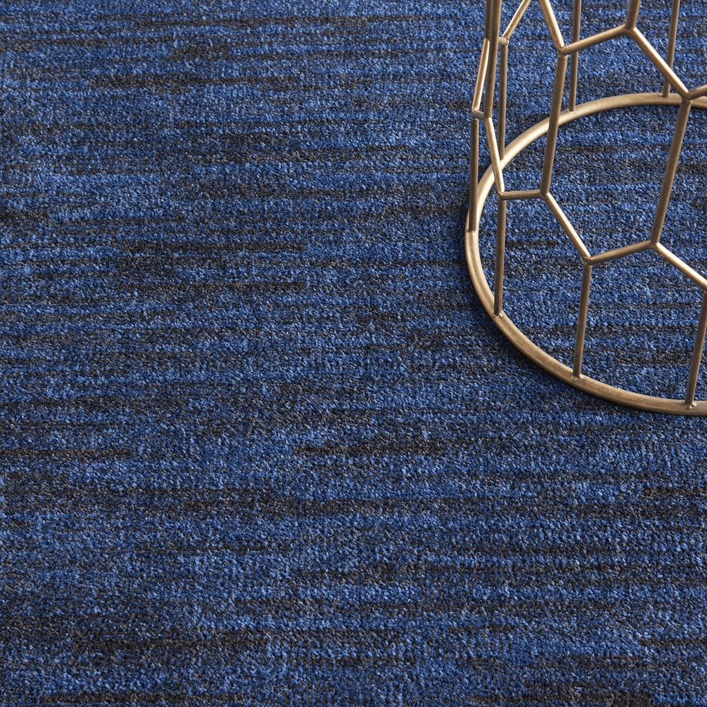 Nourison Essentials Indoor/Outdoor Midnight Blue 4' X 6' Area Rug, Easy -Cleaning, Non Shedding, Bed Room, Living Room, Dining Room, Backyard, Deck, Patio (4X6)