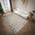 Akina Giraffe Animal Print Ak4 Faux Fur Stone 5' X 7'6"