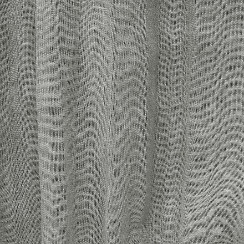 Richmark International Paloma Sheer Dual Header Curtain Panel 52 X 108 In Grey