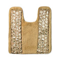 Zahari Home Sinatra Bath Rug Contour Decorative Beautiful Design Size 24'' x 21'', Champagne