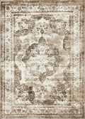 Unique Loom Sofia Collection Area Rug - Salle Garnier (7 1 x 10 Rectangle, Light Brown/ Brown)
