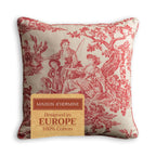 Maison D' Hermine Decorative Cushion Cover 100% Cotton 20'X20' Toile Washable Pillow Cover With Invisible Zipper For Home D  C
