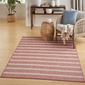Nourison Positano Indoor/Outdoor Rainbow Ivory 5' X 7' Area Rug, Easy Cleaning, Non Shedding, Bed Room, Living Room, Dining Room