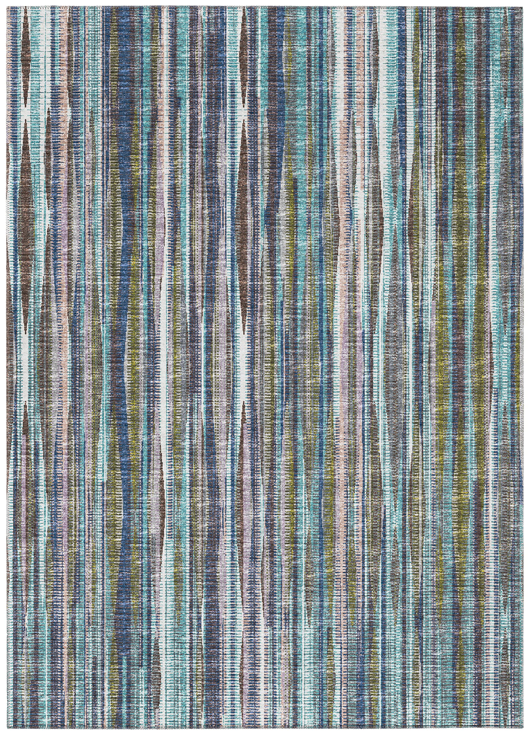 Addison Rugs Waverly 5' X 7'6" Awa31 Plum Indoor Outdoor Area Rug, Stain Resistant, Machine Washable, Non Shedding, Bedroom, Living Room, Dining Room, Kitchen Rug