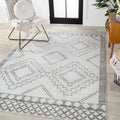 JONATHAN Y MOH200B-18 Amir Moroccan Beni Souk Area Rug, Bohemian, Scandinavian, Transitional, Rustic for Bedroom, Kitchen, Livin