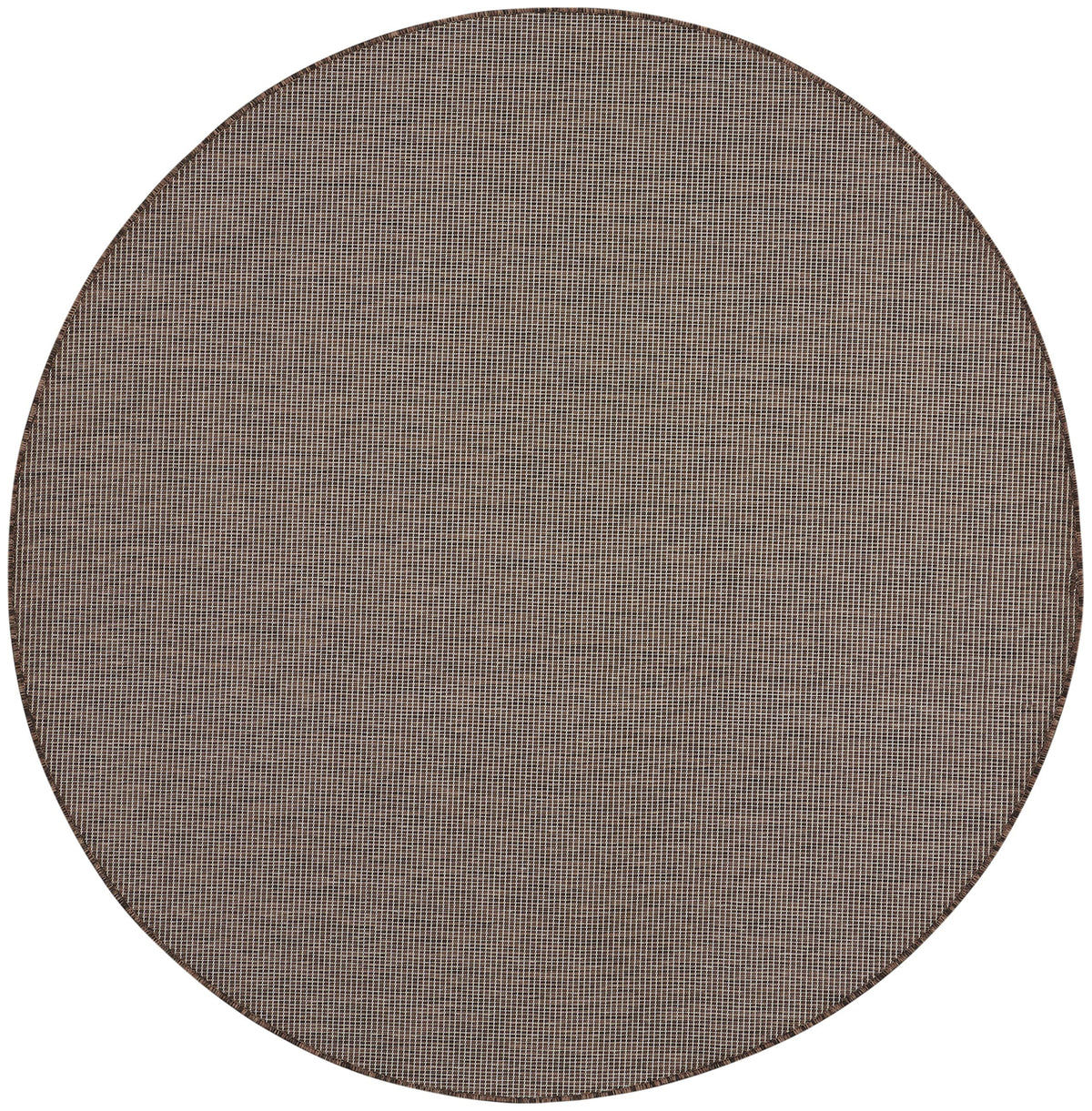 Nourison Positano Indoor/Outdoor Natural 8' X Round Area Rug, Easy Cleaning, Non Shedding, Bed Room, Living Room, Dining Room, B