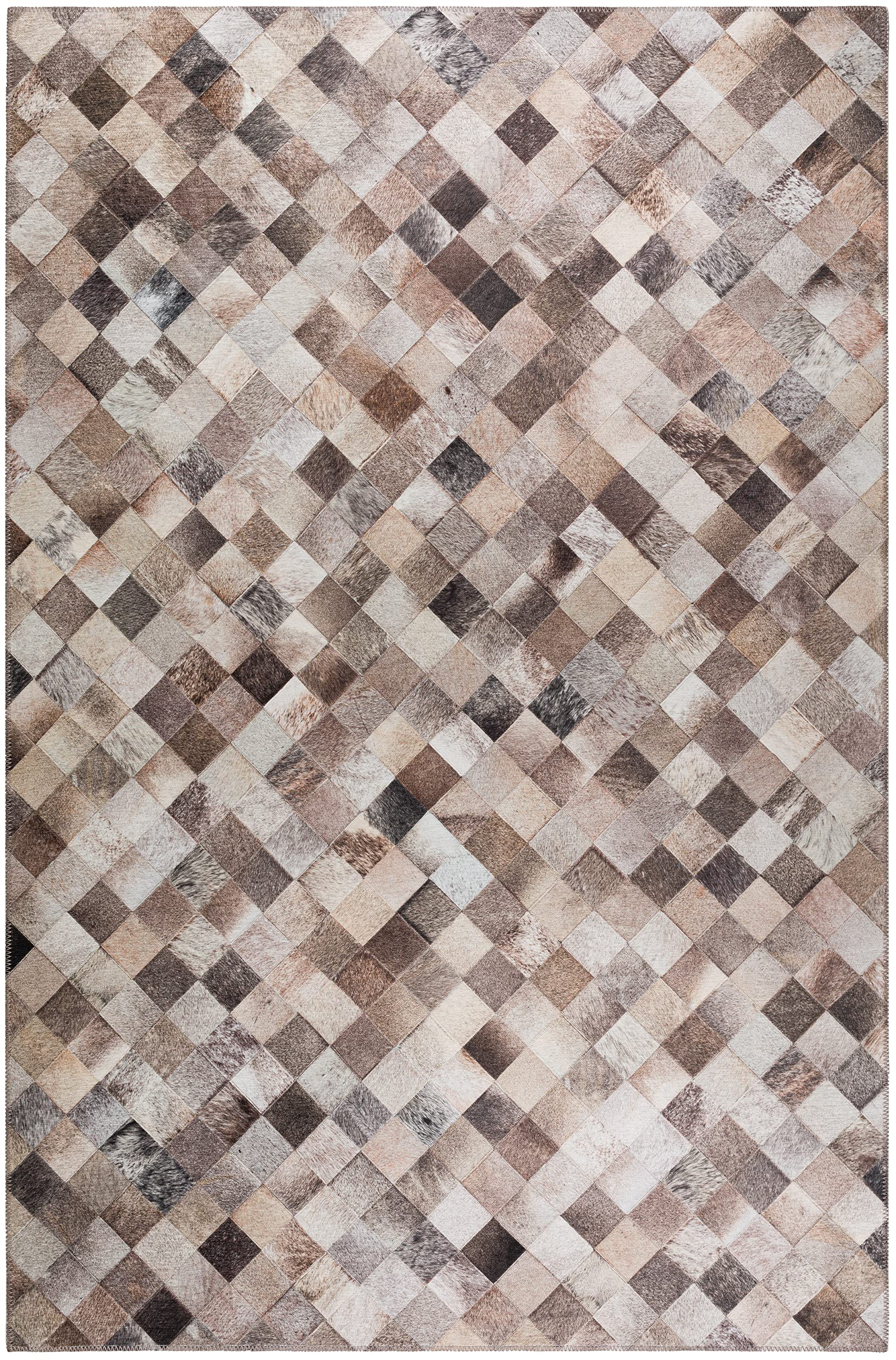Addison Rugs Laredo Alr32 Gray Washable 3' X 5' Indoor Outdoor Area Rug, Easy Clean, Machine Washable, Non Shedding, Bedroom, Entry, Living Room, Dining Room, Kitchen, Patio Rug