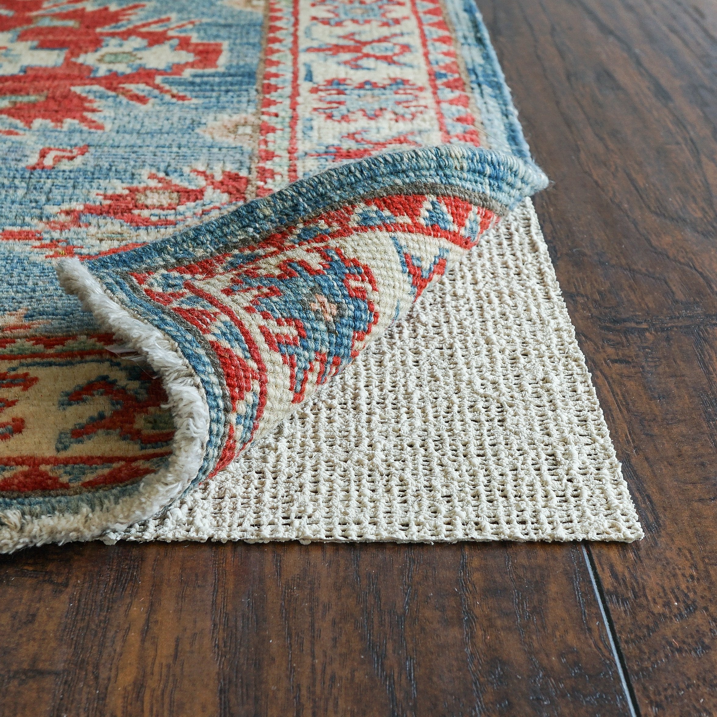 RUGPADUSA - Natures Grip - 7 Round - 1/16 Thick - Rubber and Jute - Eco-Friendly Non-Slip Rug Pad - Safe for Your Floors and Y