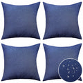 Home Brilliant Outdoor Pillows For Patio Furniture Waterproof Linen Pillow Covers Modern Throw Pillow Covers For Living Room, 4