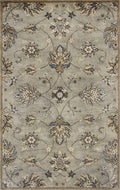 HomeRoots Decor 5' x 8' Wool Grey Area Rug