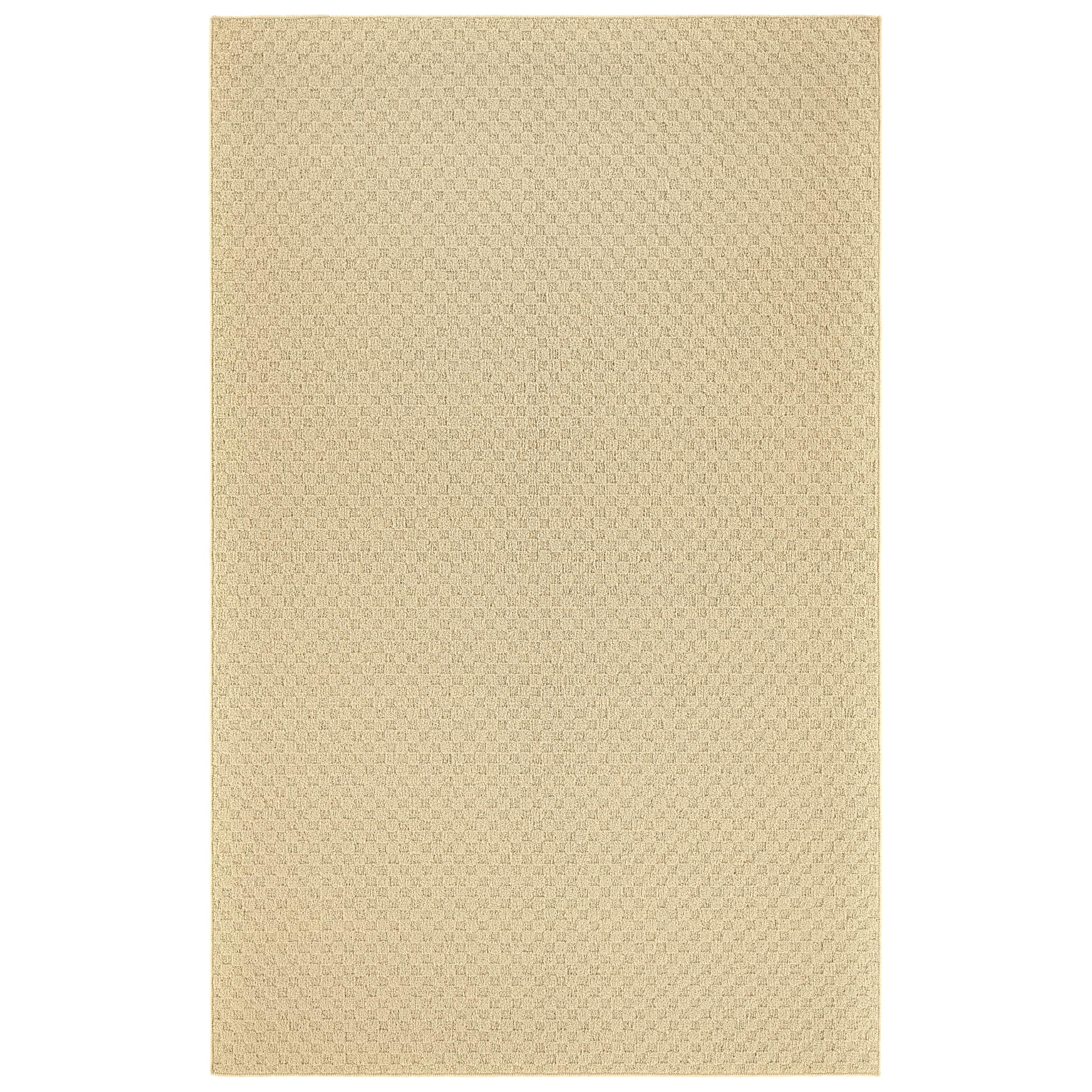 Garland Rug Town Square Tan 5' x 8' Stain Resistant Indoor Area Rug