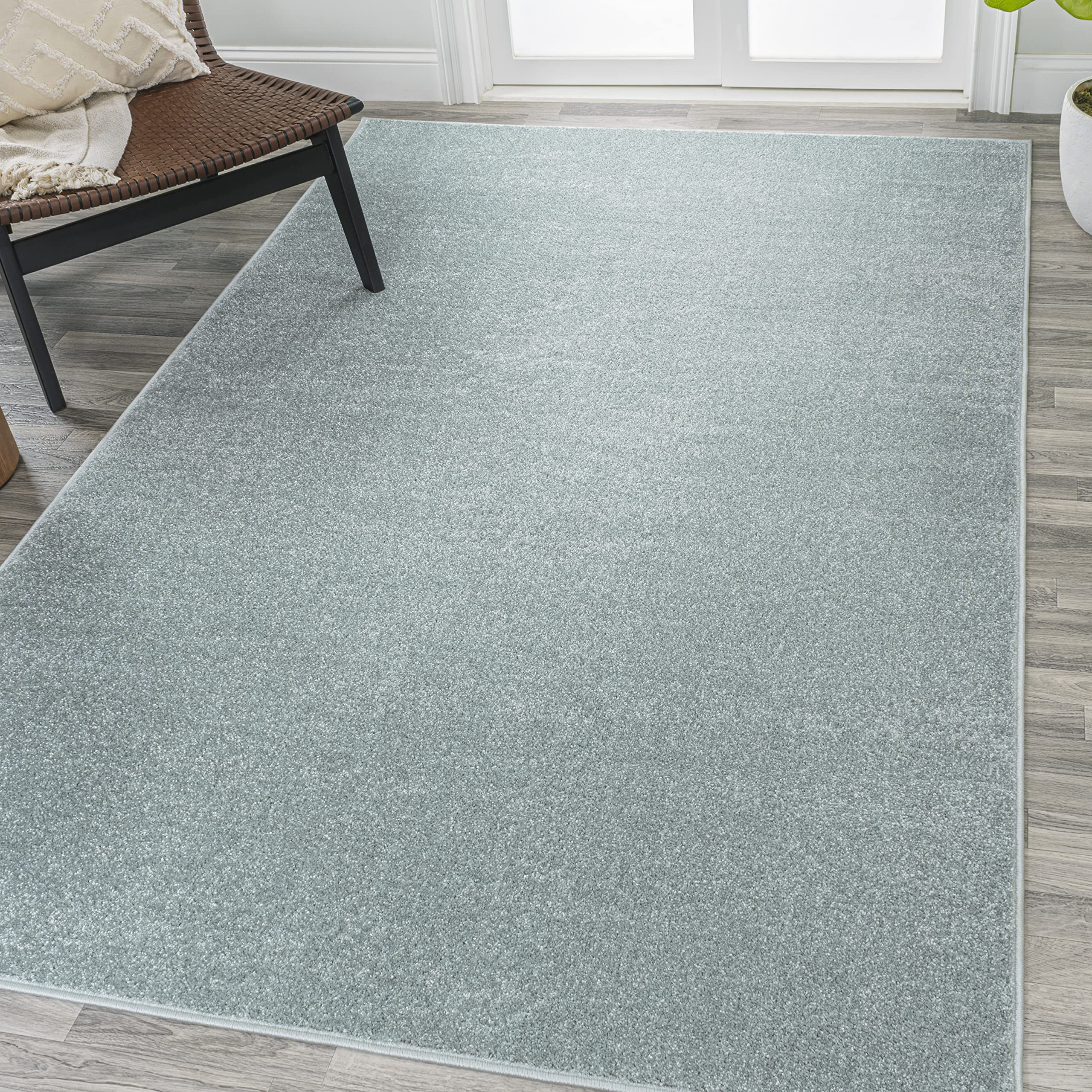 JONATHAN Y SEU100S-6 Haze Solid Low-Pile Indoor Area Rug, Coastal, Bohemian, Minimalist, Classic, Casual for Bedroom,Kitchen,Liv