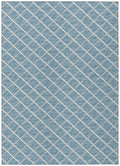 Dalyn Rugs York Yo1 Sky Blue 8' X 10' Indoor Outdoor Area Rug, Easy Clean, Machine Washable, Non Shedding, Bedroom, Living Room, Dining Room, Kitchen, Patio Rug