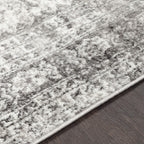 Livabliss Desta Vintage Oriental Area Rug,7'10'' X 10'2'',Charcoal