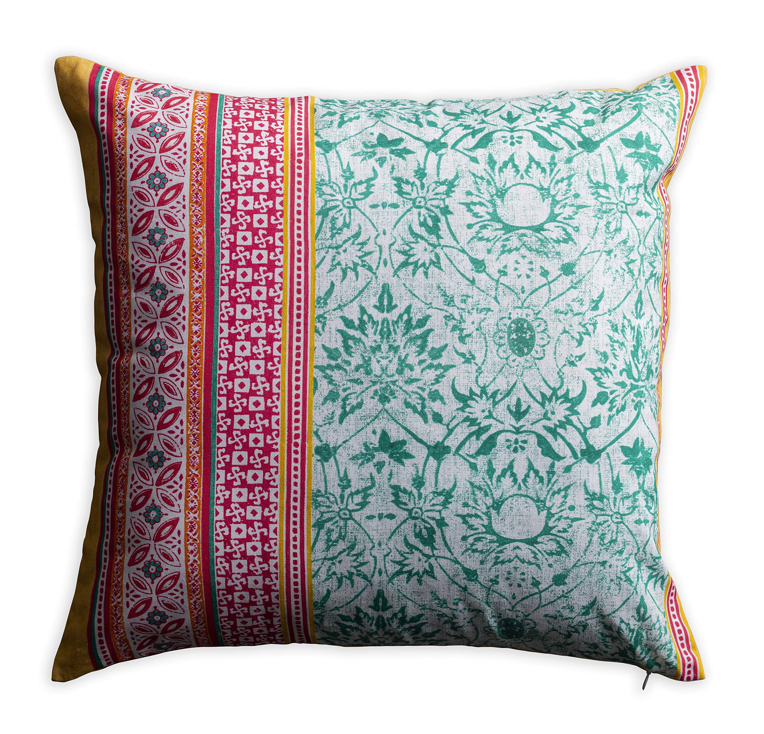 Maison D' Hermine Decorative Cushion Covers 100% Cotton 20 Inch X 20 Inch Toile Pillow Cover With Invisible Zipper For Bedroom,