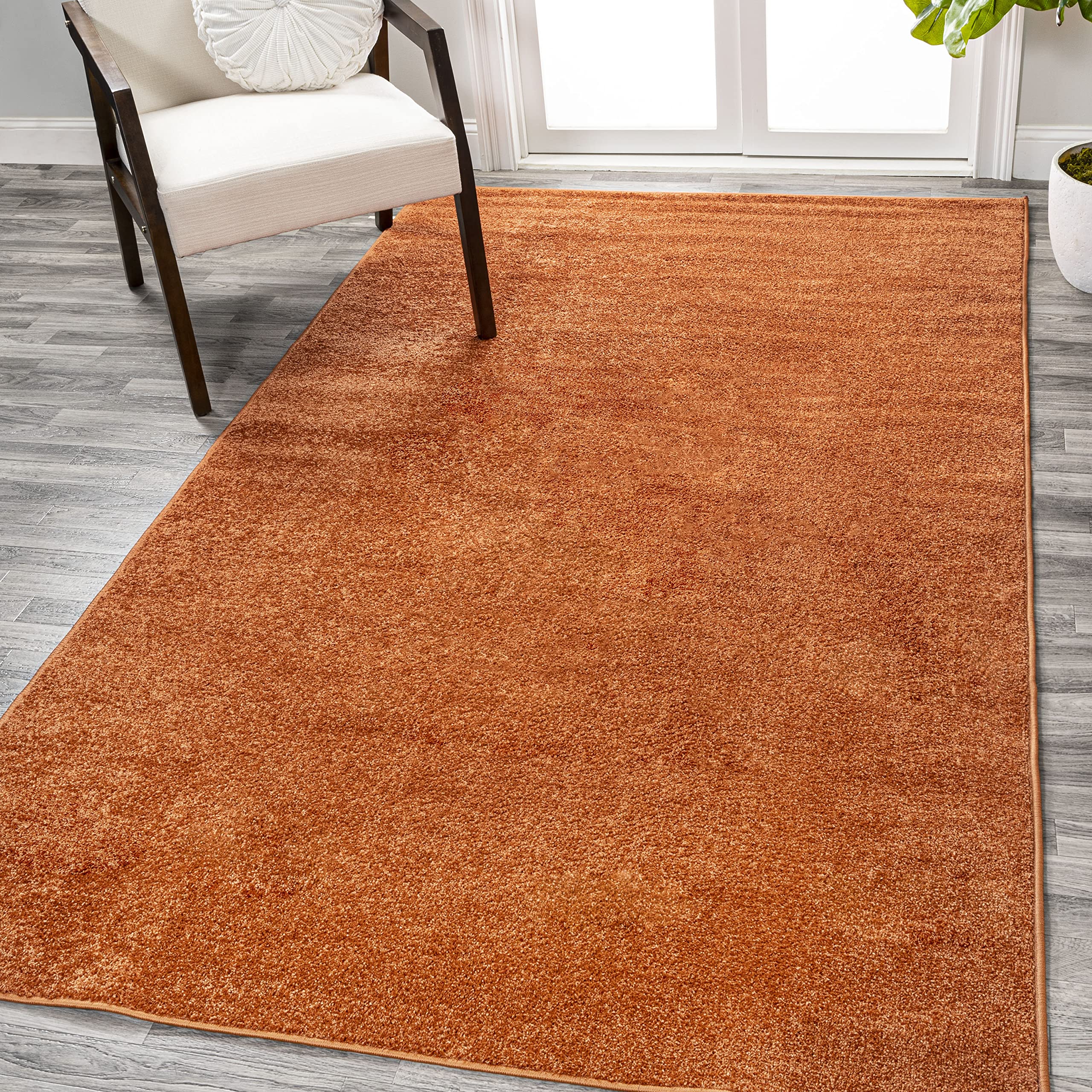 JONATHAN Y SEU100M-6 Haze Solid Low-Pile Indoor Area Rug, Coastal, Bohemian, Minimalist, Classic, Casual for Bedroom,Kitchen,Liv