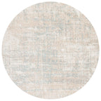 Safavieh Adirondack Collection 4' Round Beige / Slate Adr207B Modern Abstract Non-Shedding Dining Room Entryway Foyer Living Roo