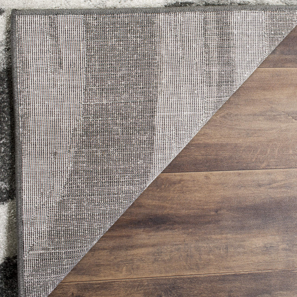Safavieh Adirondack Collection Runner Rug - 2'6'' X 10', Charcoal & Ivory, Modern Wave Distressed Design, Non-Shedding & Easy Ca