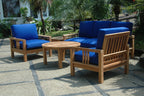 Anderson Teak SET-255 - No Cushion South Bay Deep Seating Collection