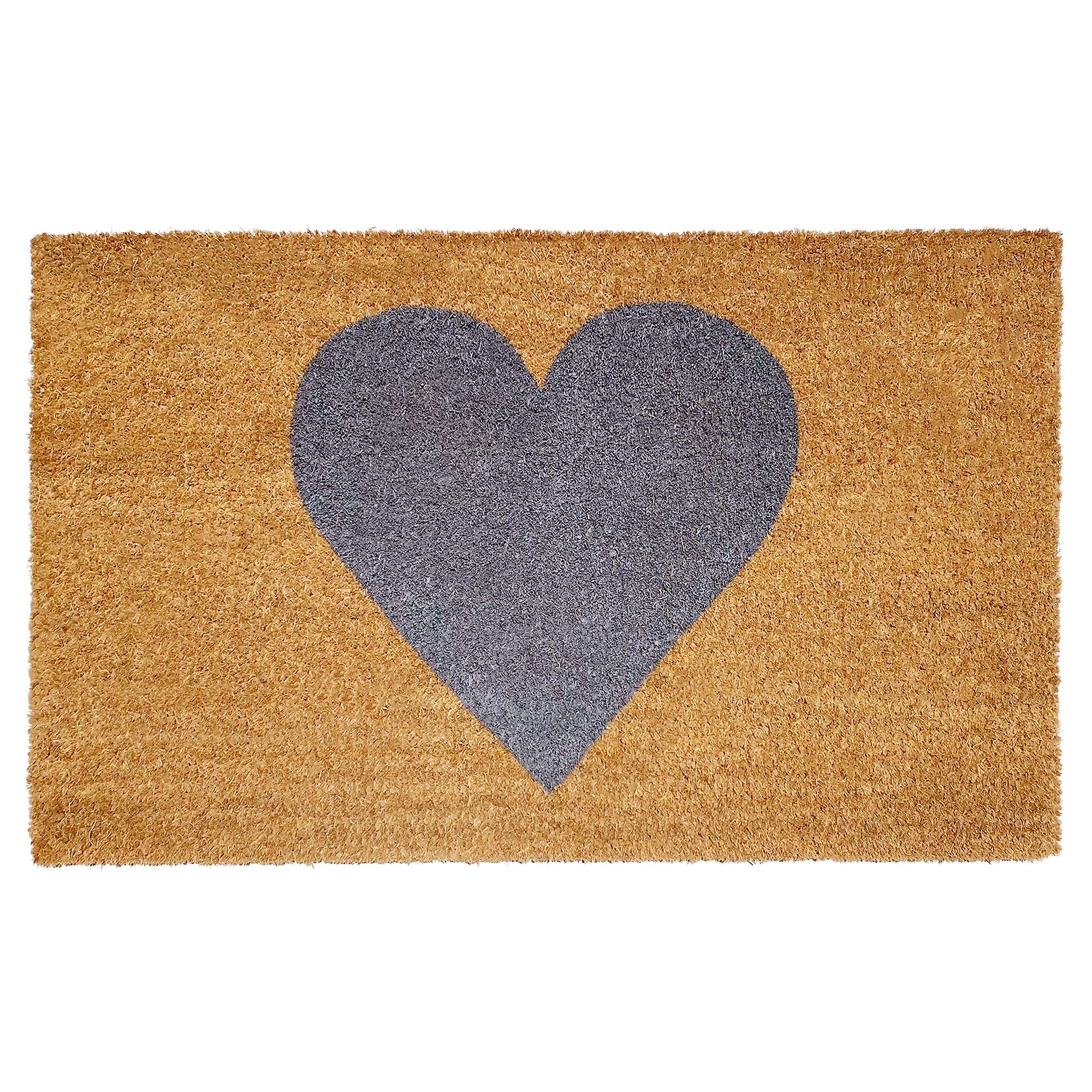 Calloway Mills Madison Heart Doormat (Gray, 17' X 29')
