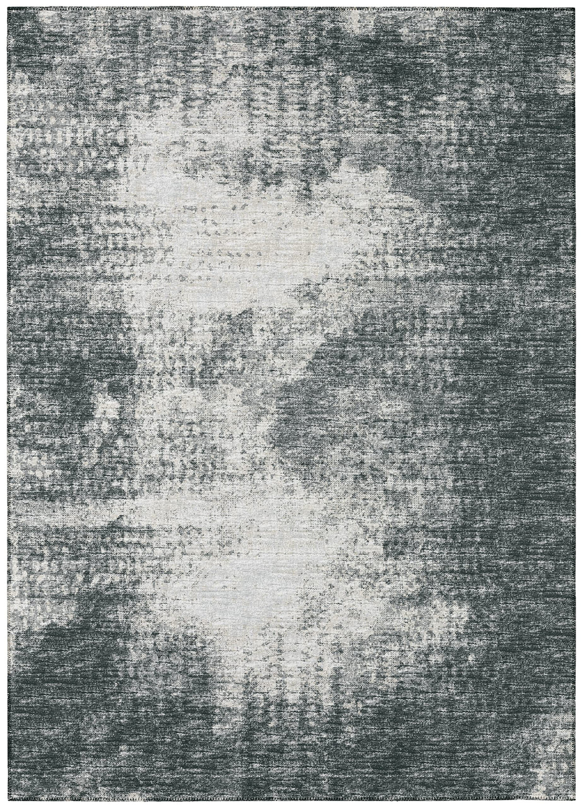 Addison Rugs Rylee Ary31 Black Washable 10' X 14' Indoor Outdoor Area Rug, Easy Clean, Machine Washable, Non Shedding, Bedroom, Entry, Living Room, Dining Room, Kitchen, Patio Rug