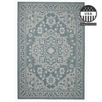 Fh Home Flat Woven Outdoor Rug - Waterproof, Easy To Clean, Stain Resistant - Premium Polypropylene Yarn - Vintage - Patio, Deck