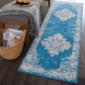 Nourison Home Grafix GRF14, 23 x 76, Blue