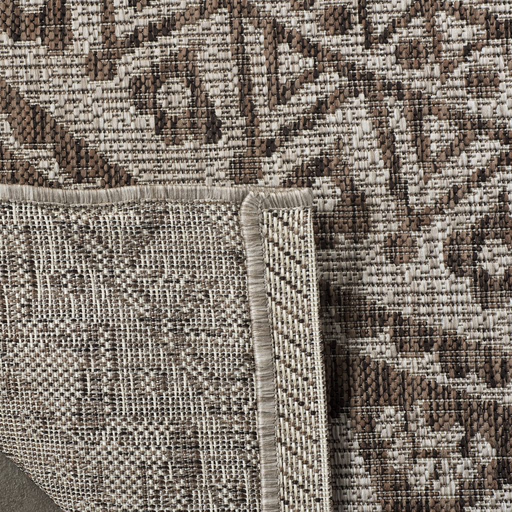 Safavieh Courtyard Collection 80.4' X 115.2' Beige/Brown Cy8734 Indoor/ Outside Waterproof Easy Cleansingpatio Backyard Mudroom Area Mat