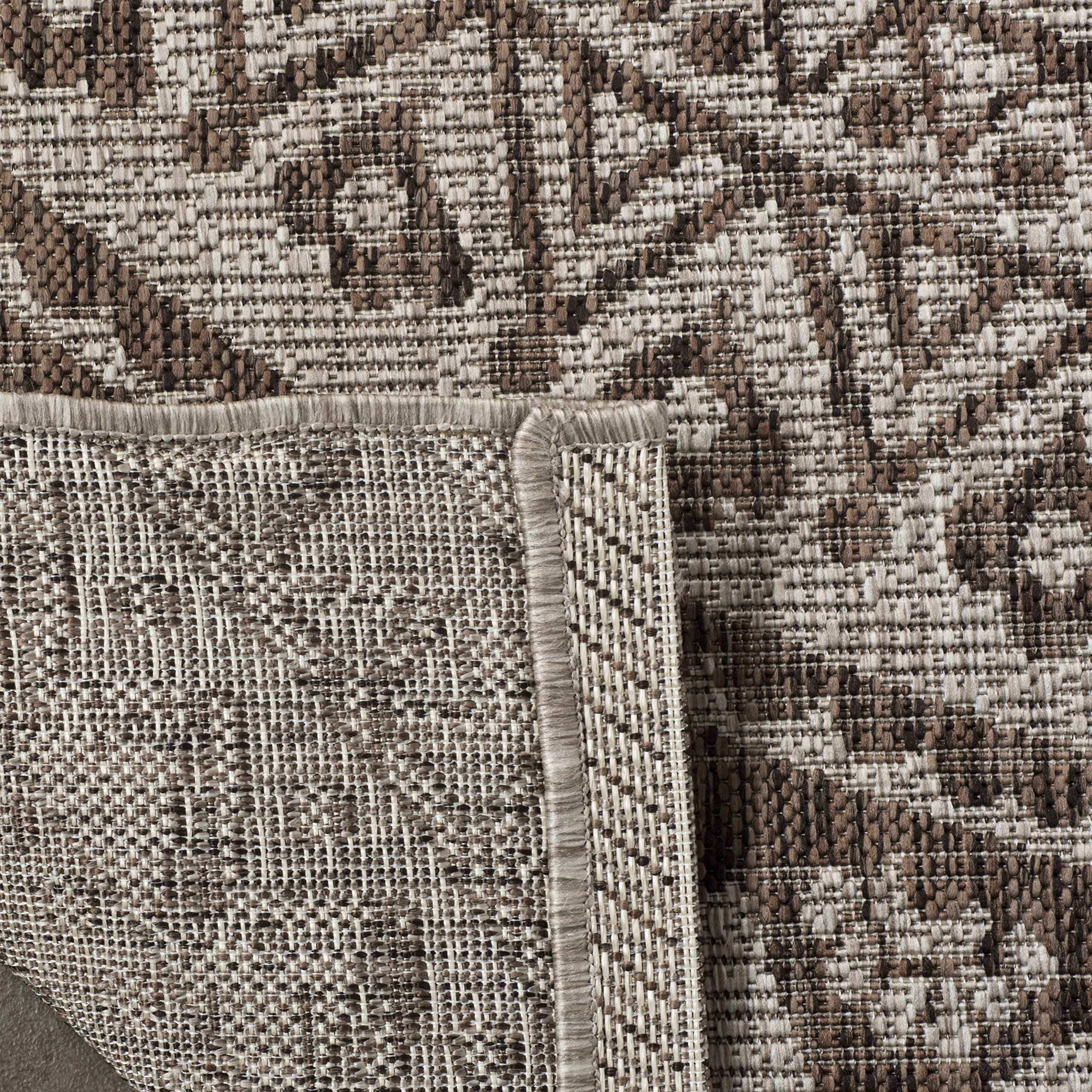 Safavieh Courtyard Collection 24' X 44.4' Beige/Brown Cy8734 Indoor/ Outdoor Patio Backyard Mudroom Accent Rug