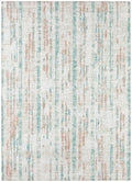 Addison Rugs Rylee Ary36 Ivory Washable 5' X 7'6" Indoor Outdoor Area Rug, Easy Clean, Machine Washable, Non Shedding, Bedroom, Entry, Living Room, Dining Room, Kitchen, Patio Rug