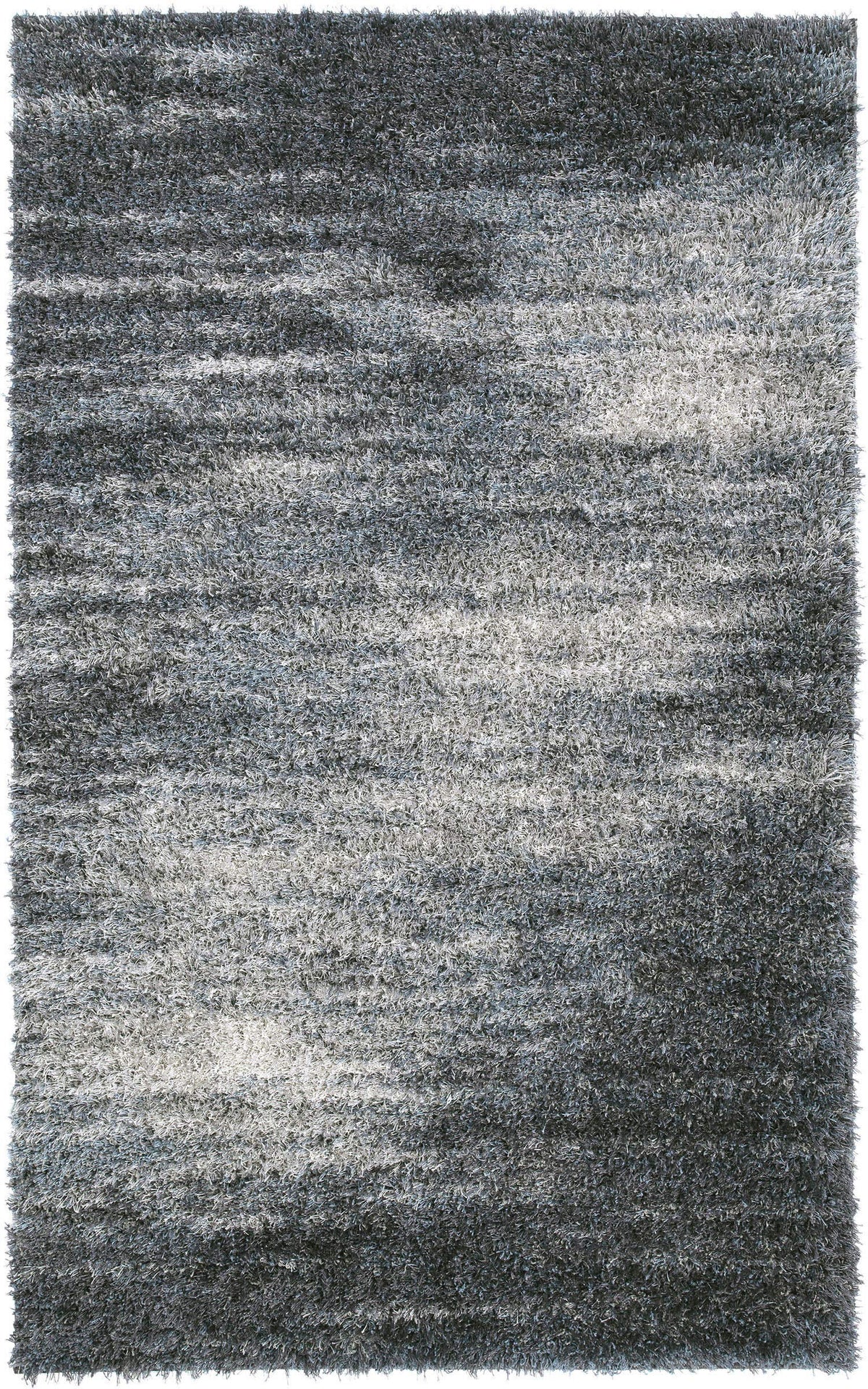 Addison Rugs Borealis Osbr36 Gray 3'3&quot; X 5'1&quot; Rectangle Soft Shag Area Rug, Easy Clean, Plush, Bedroom, Family Room, Living Room, Dining Room, Kitchen Rug