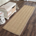 Safavieh Natural Fiber Collection Runner Rug - 26 x 10, Natural & Grey, Border Herringbone Seagrass Design, Easy Care, Ideal f